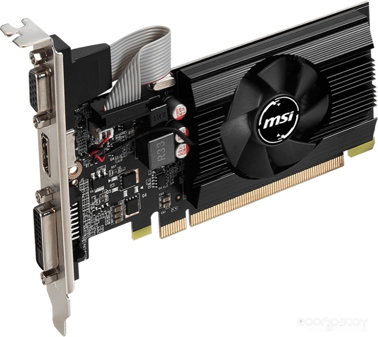 Видеокарта MSI GeForce GT 730 2GB DDR3 N730K-2GD3/LP, фото 3