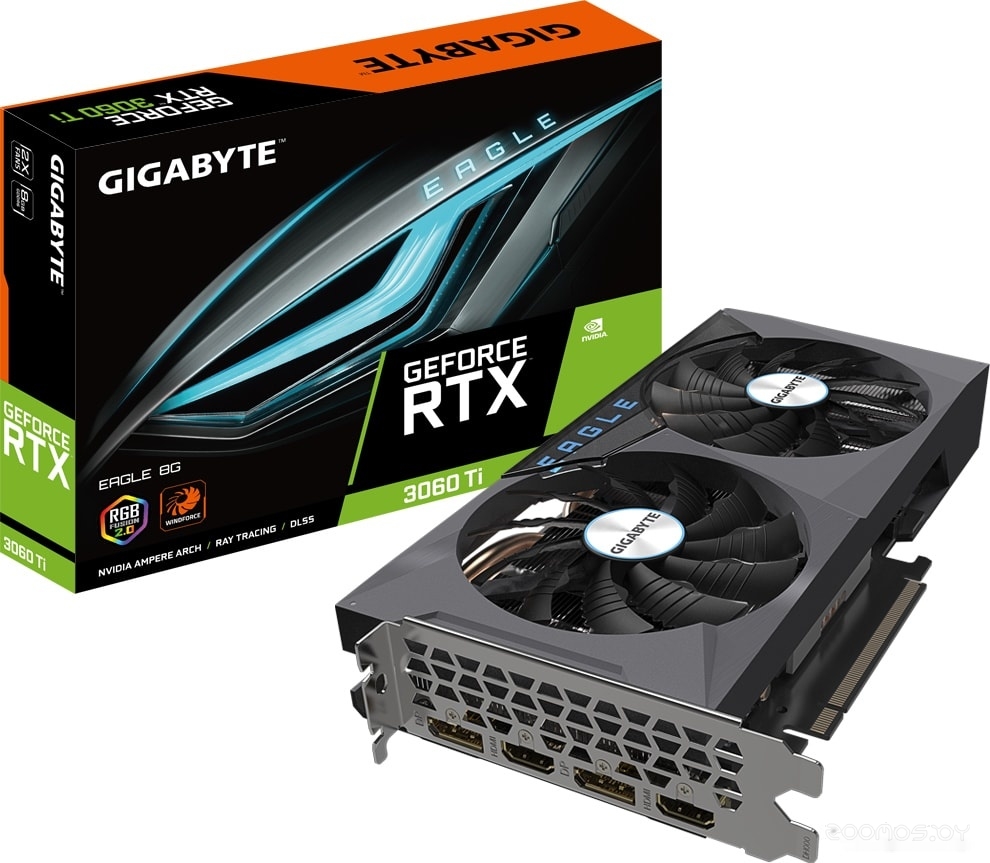 Видеокарта Gigabyte GeForce RTX 3060 Ti Eagle 8G GV-N306TEAGLE-8GD (rev. 2.0), фото 8