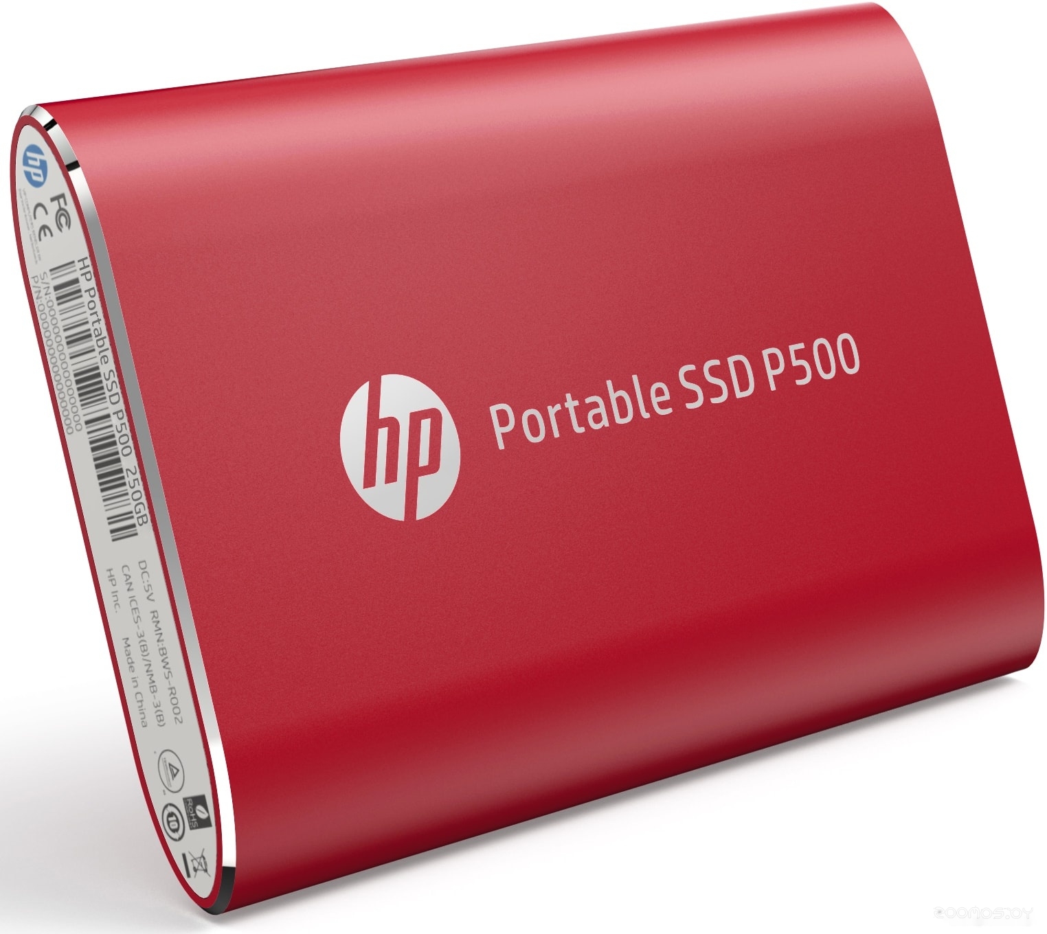 Внешний накопитель HP P500 250GB 7PD49AA (красный), фото 4