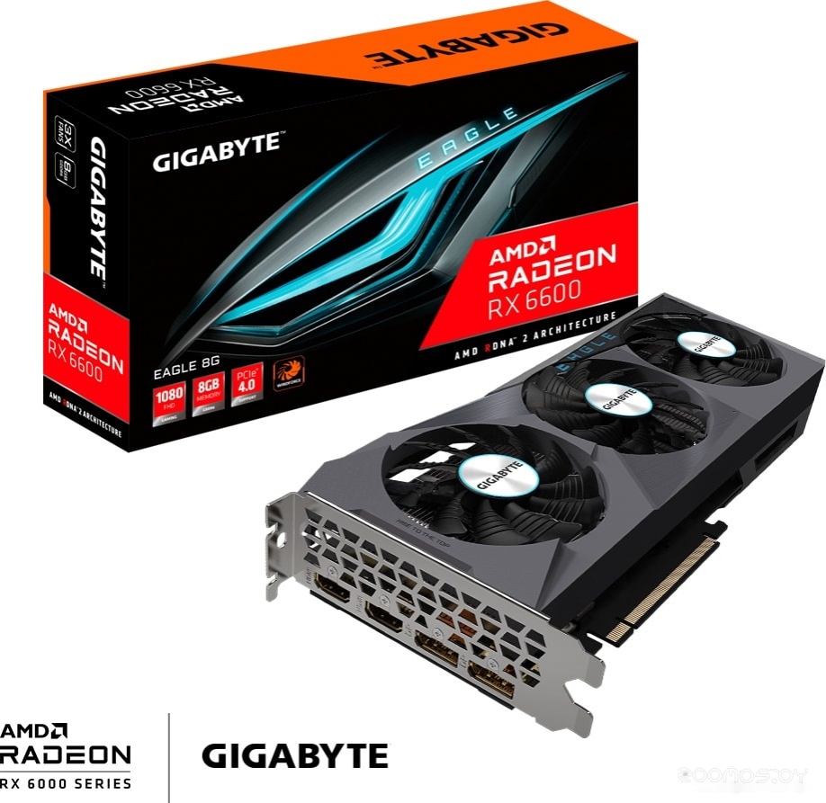 Видеокарта Gigabyte Radeon RX 6600 Eagle 8G, фото 24