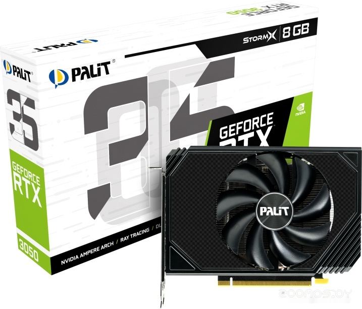 Видеокарта PALIT GeForce RTX 3050 StormX 8G NE63050019P1-190AF, фото 8