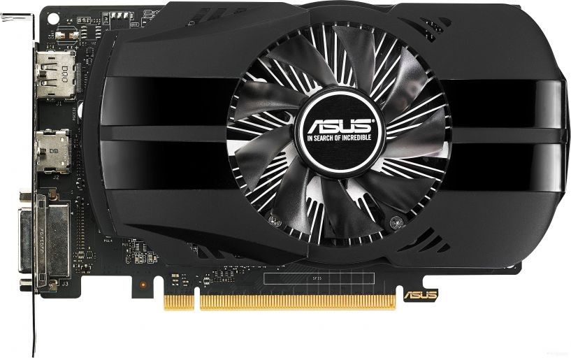 Видеокарта Asus GeForce GTX 1050 Ti 4GB GDDR5 [PH-GTX1050TI-4G], фото 1