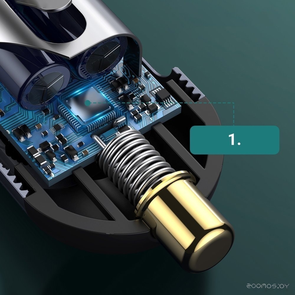 Автомобильное зарядное Baseus CCBT-A0G, фото 3