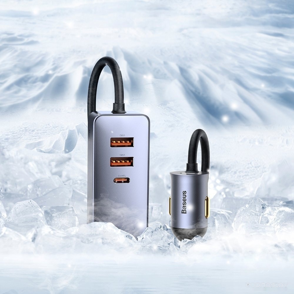 Автомобильное зарядное Baseus CCBT-A0G, фото 4