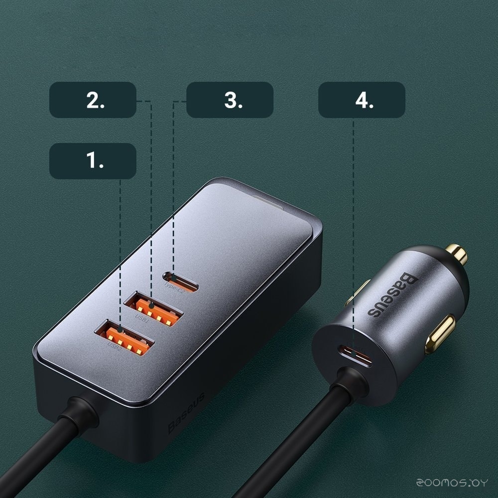 Автомобильное зарядное Baseus CCBT-A0G, фото 15