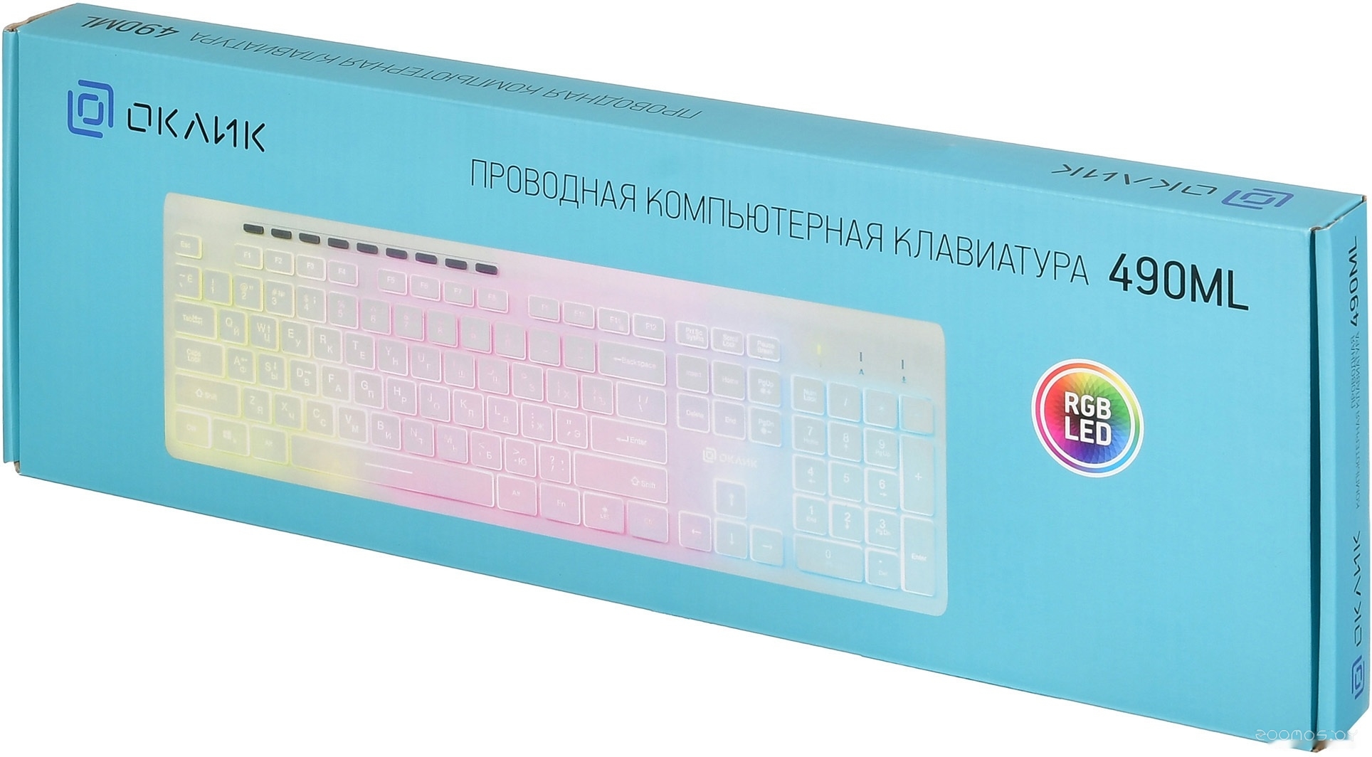 Клавиатура Oklick 490ML (белый), фото 11