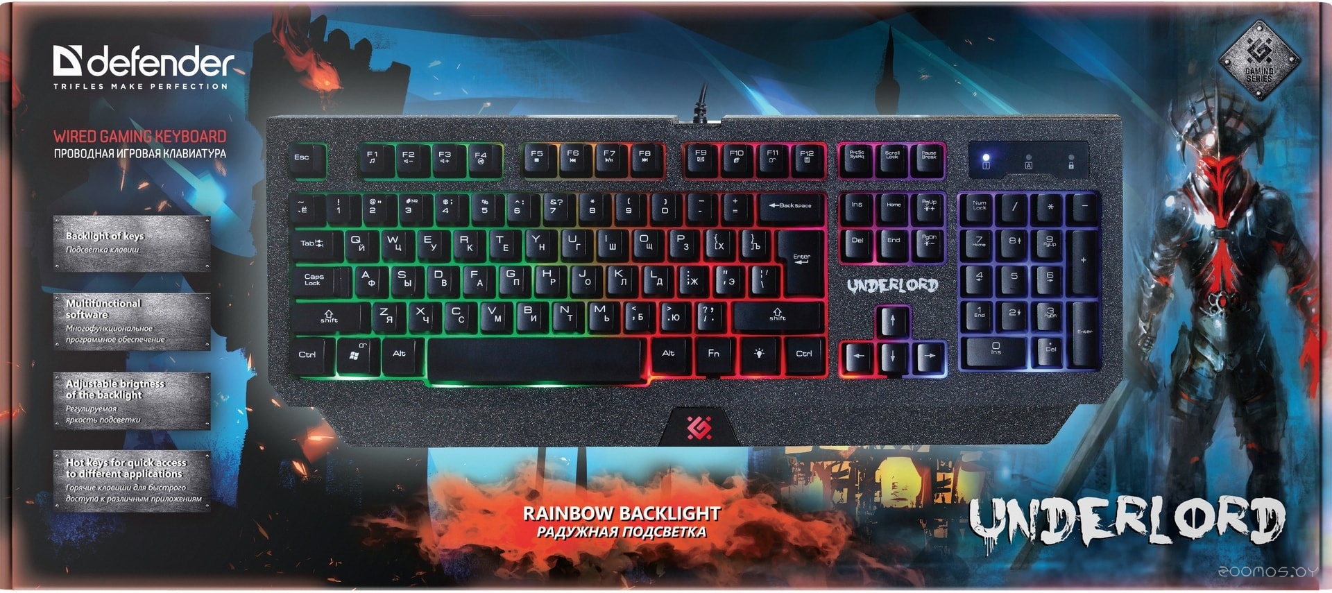 Клавиатура Defender Underlord GK-340L, фото 4