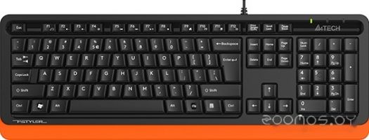 Клавиатура A4Tech Fstyler FKS10 (черный/оранжевый)