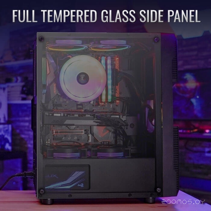Корпус Aerocool Menace Saturn RGB-G-BK-v1, фото 10