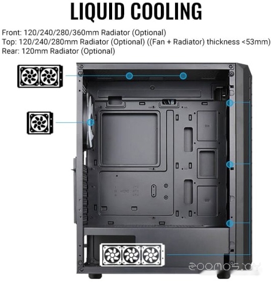 Корпус Aerocool Beam-G-BK-v1, фото 15