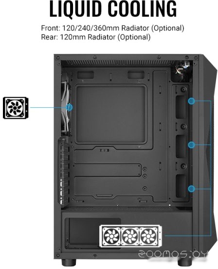 Корпус Aerocool Falcon-A-BK-v1, фото 19