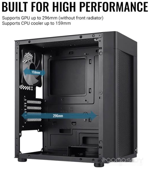 Корпус Aerocool Hexform-G-BK-v1, фото 13
