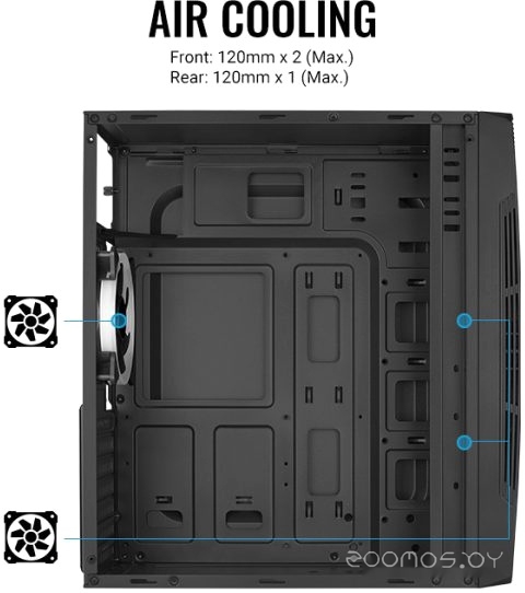 Корпус Aerocool Talon-G-BK-v1, фото 5
