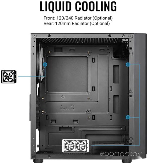 Корпус Aerocool Hexform-G-BK-v1, фото 12