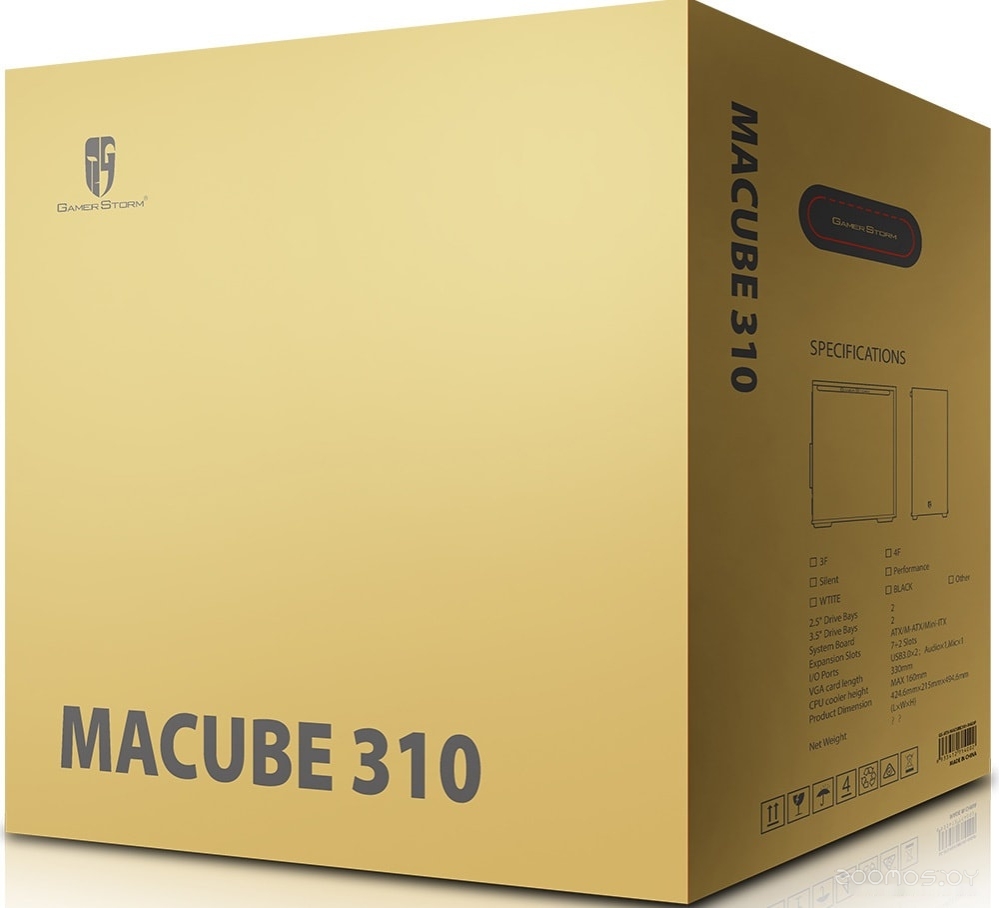 Корпус Deepcool Macube 310 GS-ATX-MACUBE310-WHG0P, фото 4