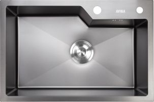 Кухонная мойка Avina HM6548 S PVD (графит)