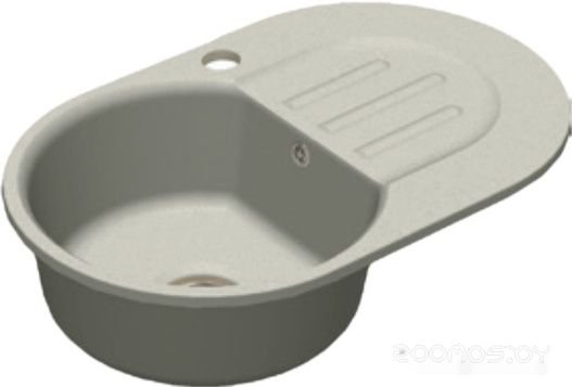 Кухонная мойка GranFest SMART GF-SM685L (белый), фото 1