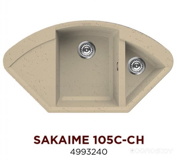 Кухонная мойка Omoikiri Sakaime 105C-СH, фото 1