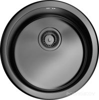 Мойка кухонная Omoikiri Toya 45-U GM вороненая сталь