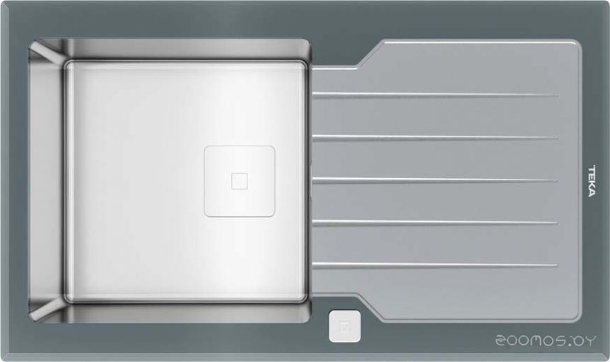 Кухонная мойка Teka Diamond RS15 1B 1D 86 Auto (серый камень)