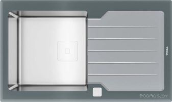 Кухонная мойка Teka Diamond RS15 1B 1D 86 Auto (серый камень)