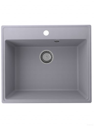 Кухонная мойка Ulgran QUARTZ Forte 580-05 (бетон), фото 1