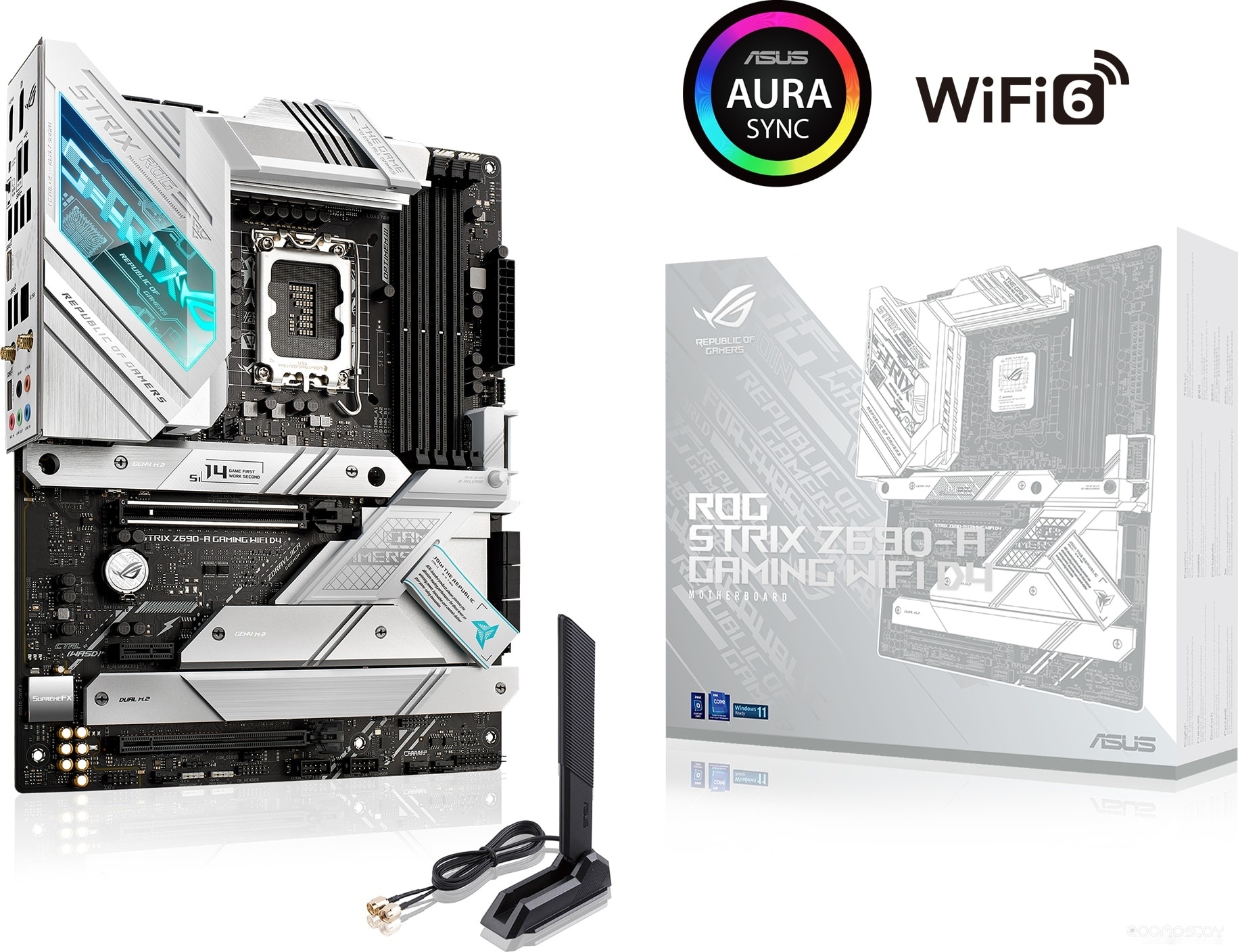 Материнская плата Asus ROG Strix Z690-A Gaming WiFi D4, фото 4