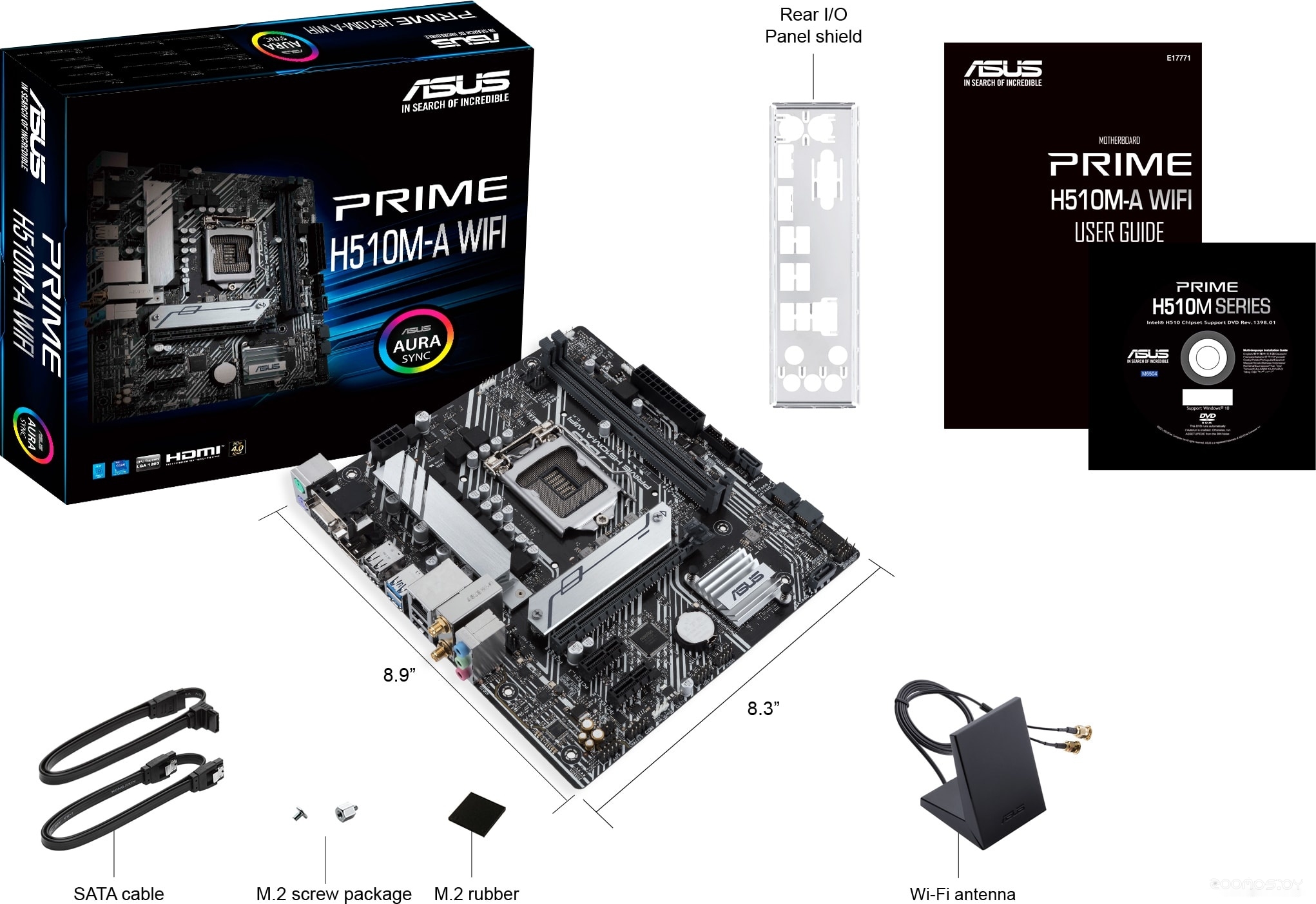 Материнская плата Asus Prime H510M-A WIFI, фото 6