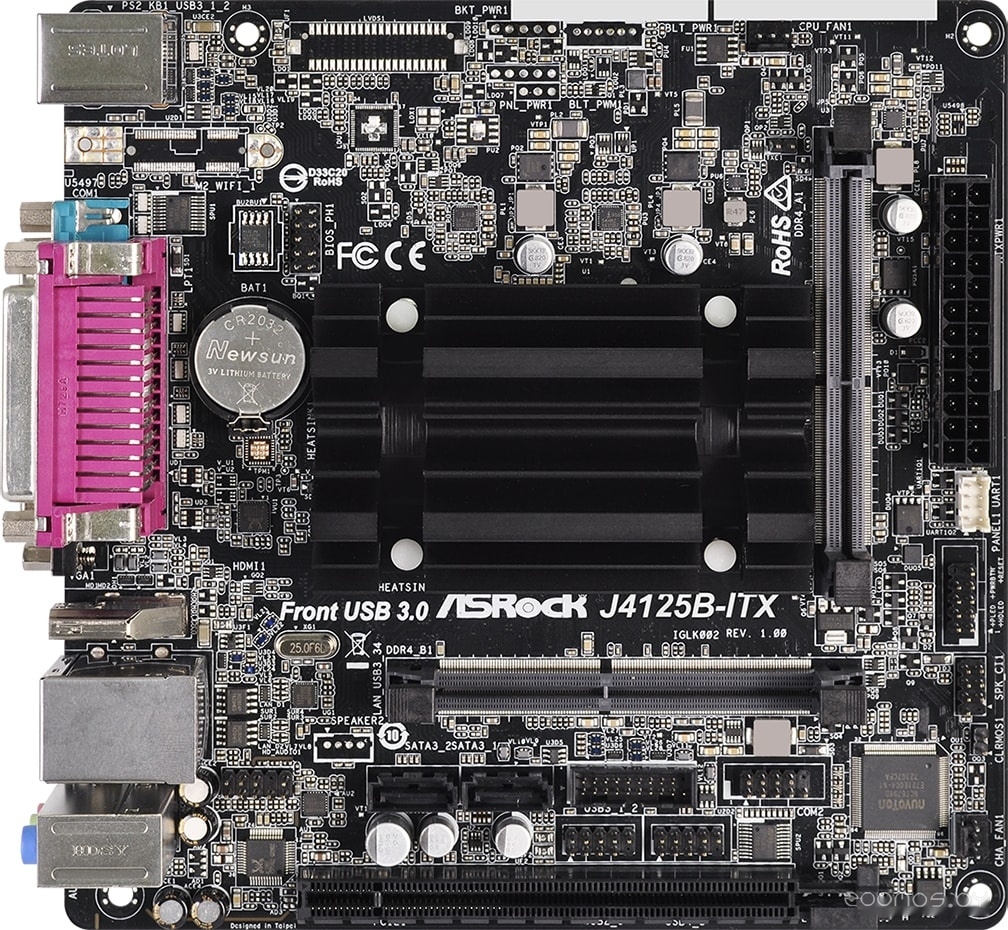 Материнская плата ASROCK J4125B-ITX, фото 2