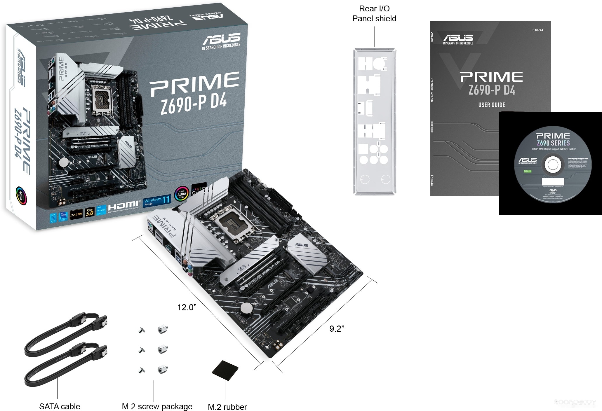 Материнская плата Asus Prime Z690-P D4, фото 8