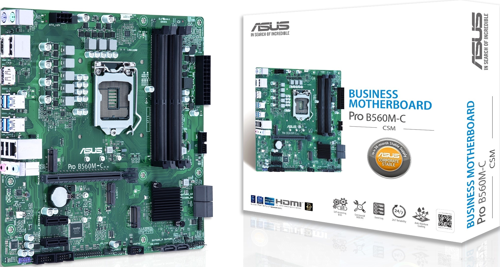Материнская плата Asus Pro B560M-C/CSM, фото 7