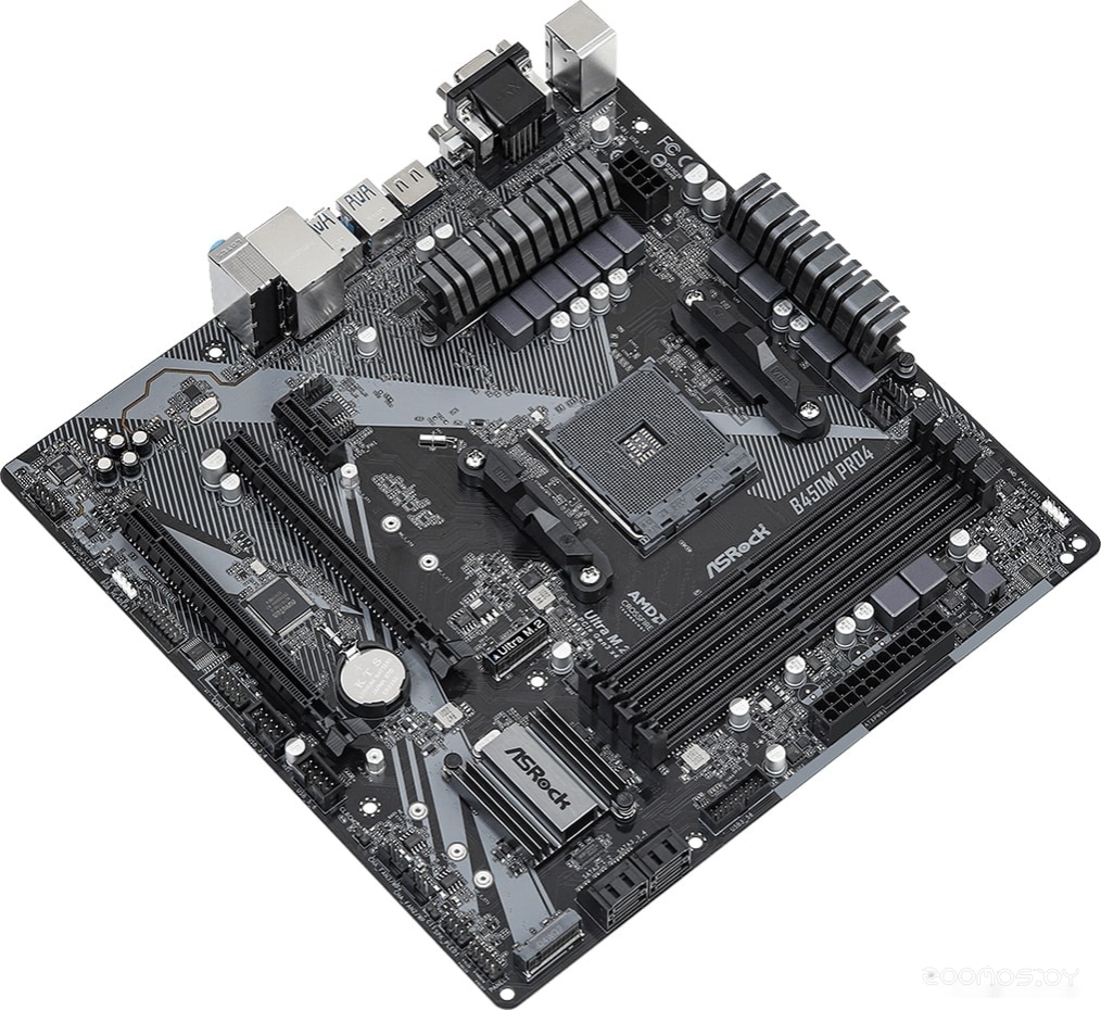 Материнская плата ASROCK B450M Pro4 R2.0, фото 3