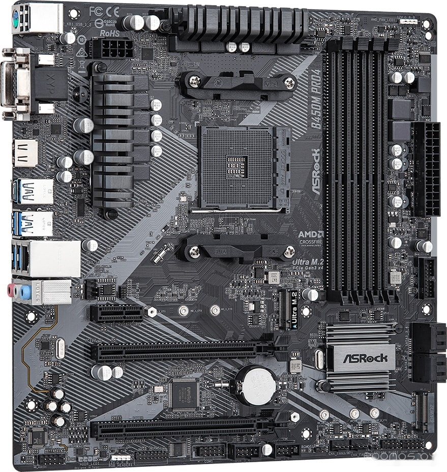 Материнская плата ASROCK B450M Pro4 R2.0, фото 2