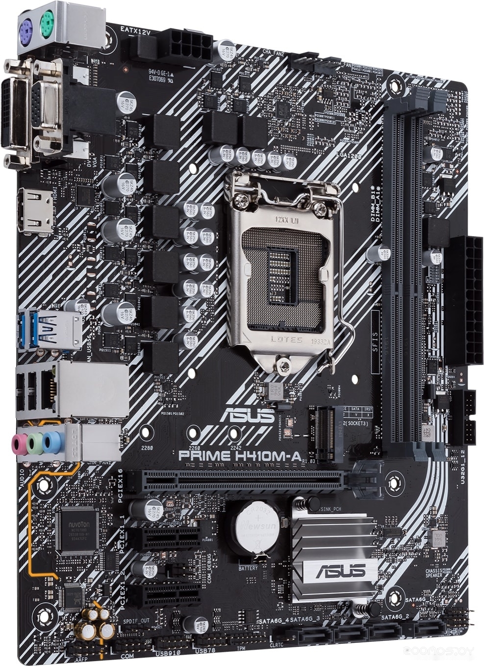 Материнская плата Asus Prime H410M-A/CSM, фото 3