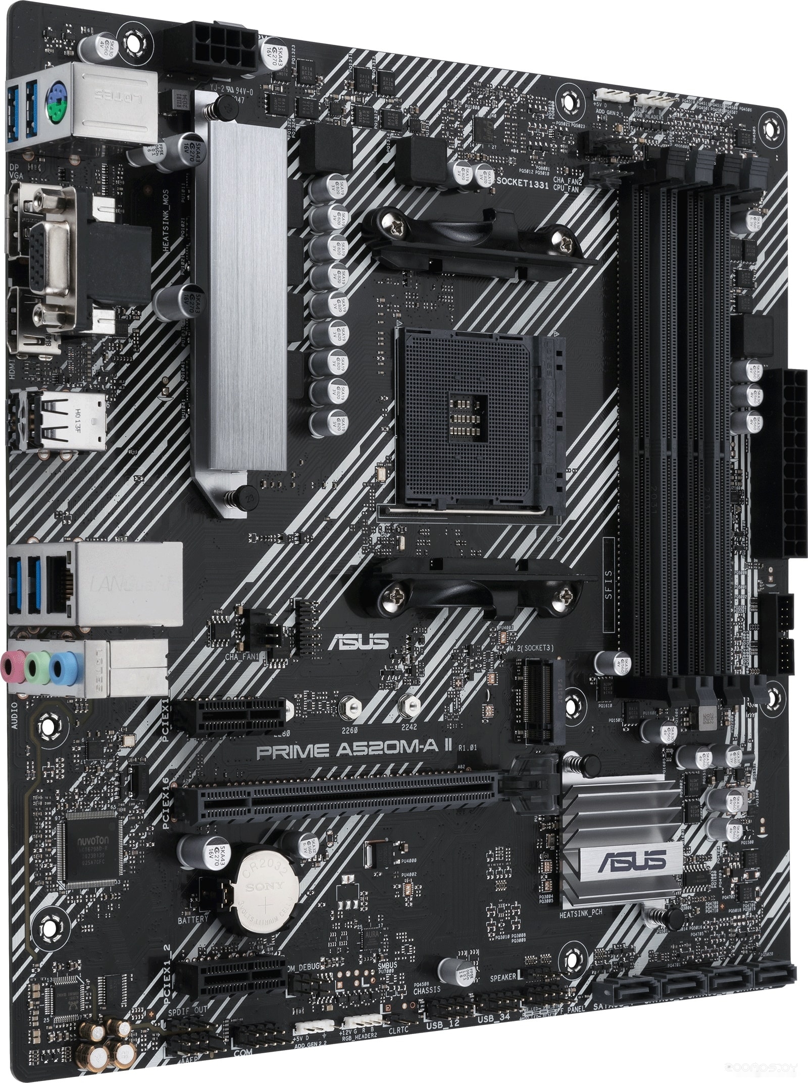 Материнская плата Asus Prime A520M-A II, фото 2