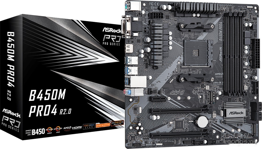 Материнская плата ASROCK B450M Pro4 R2.0, фото 5