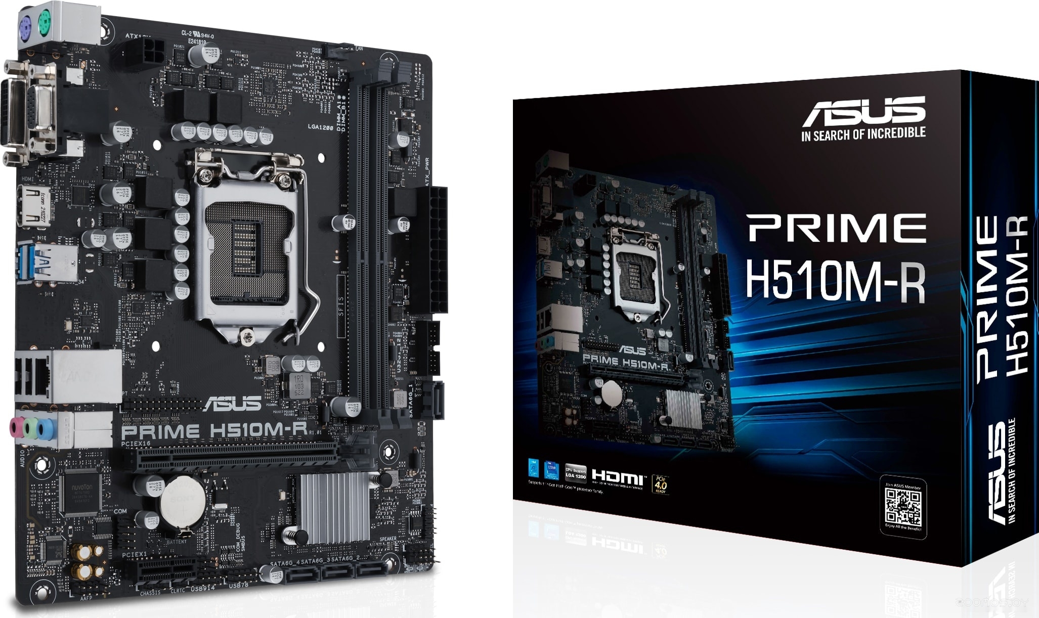 Материнская плата Asus H510M-R-SI, фото 3