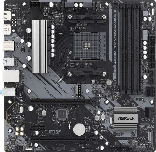 Материнская плата ASROCK A520M Phantom Gaming 4, фото 1