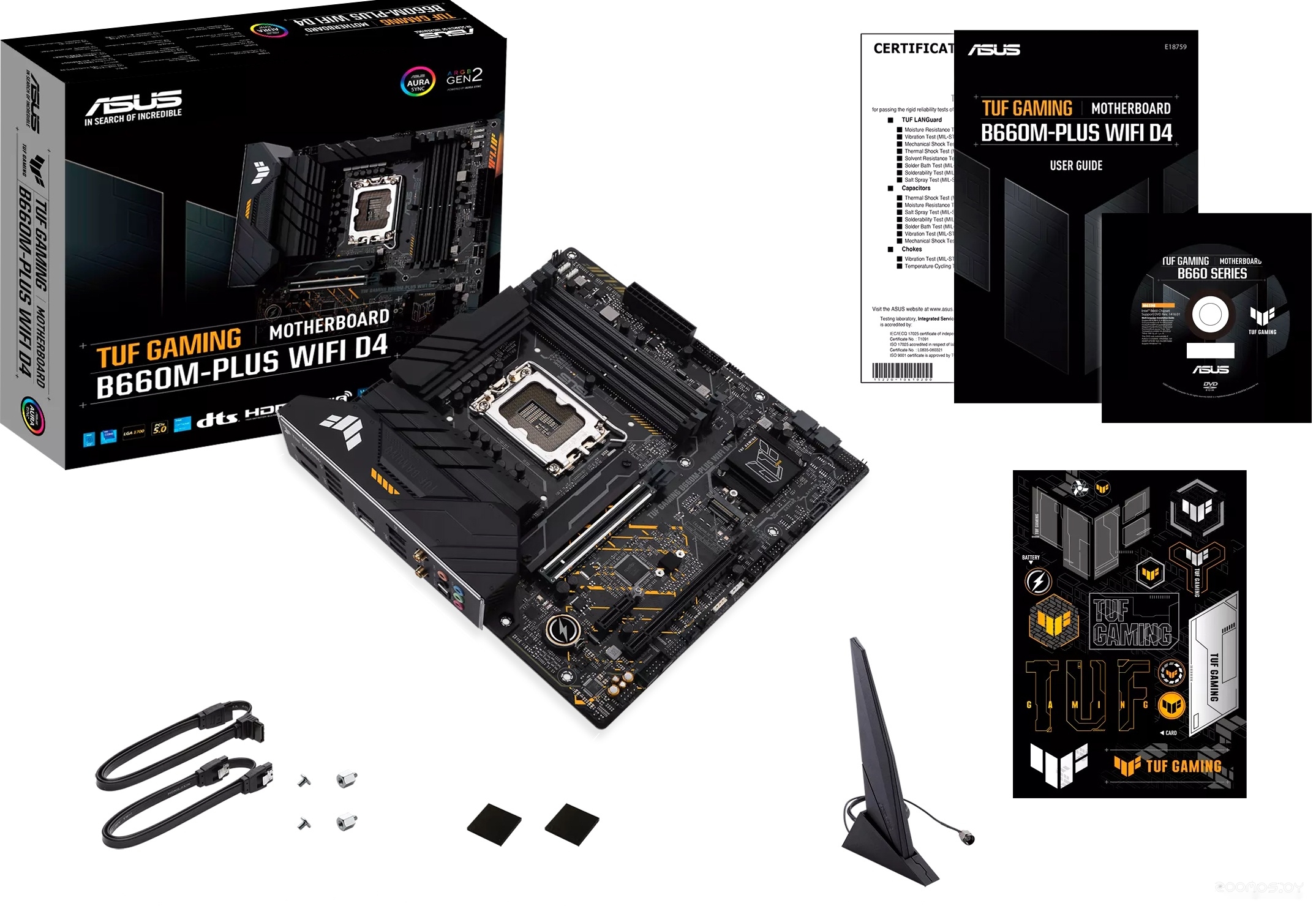 Материнская плата Asus TUF Gaming B660M-Plus D4, фото 3