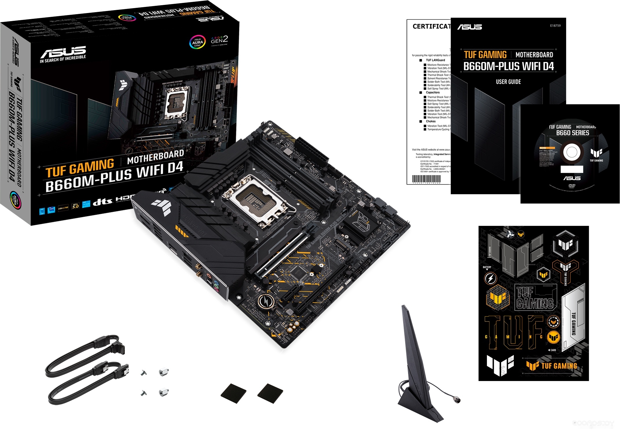 Материнская плата Asus TUF Gaming B660M-Plus WiFi D4, фото 7