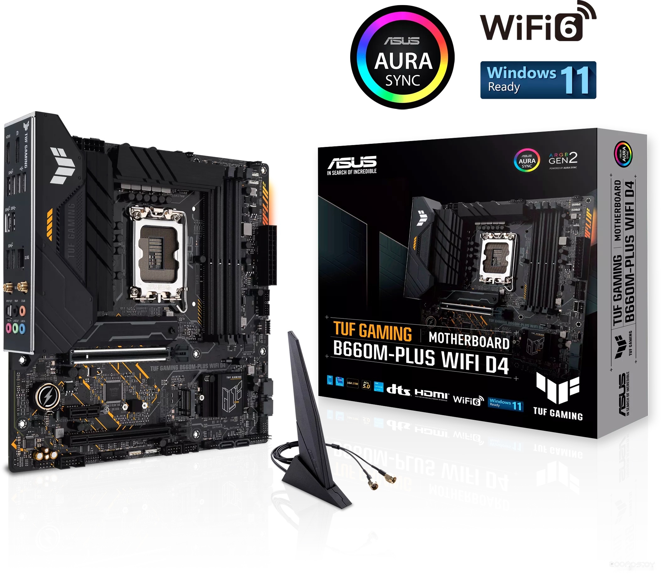 Материнская плата Asus TUF Gaming B660M-Plus D4, фото 5