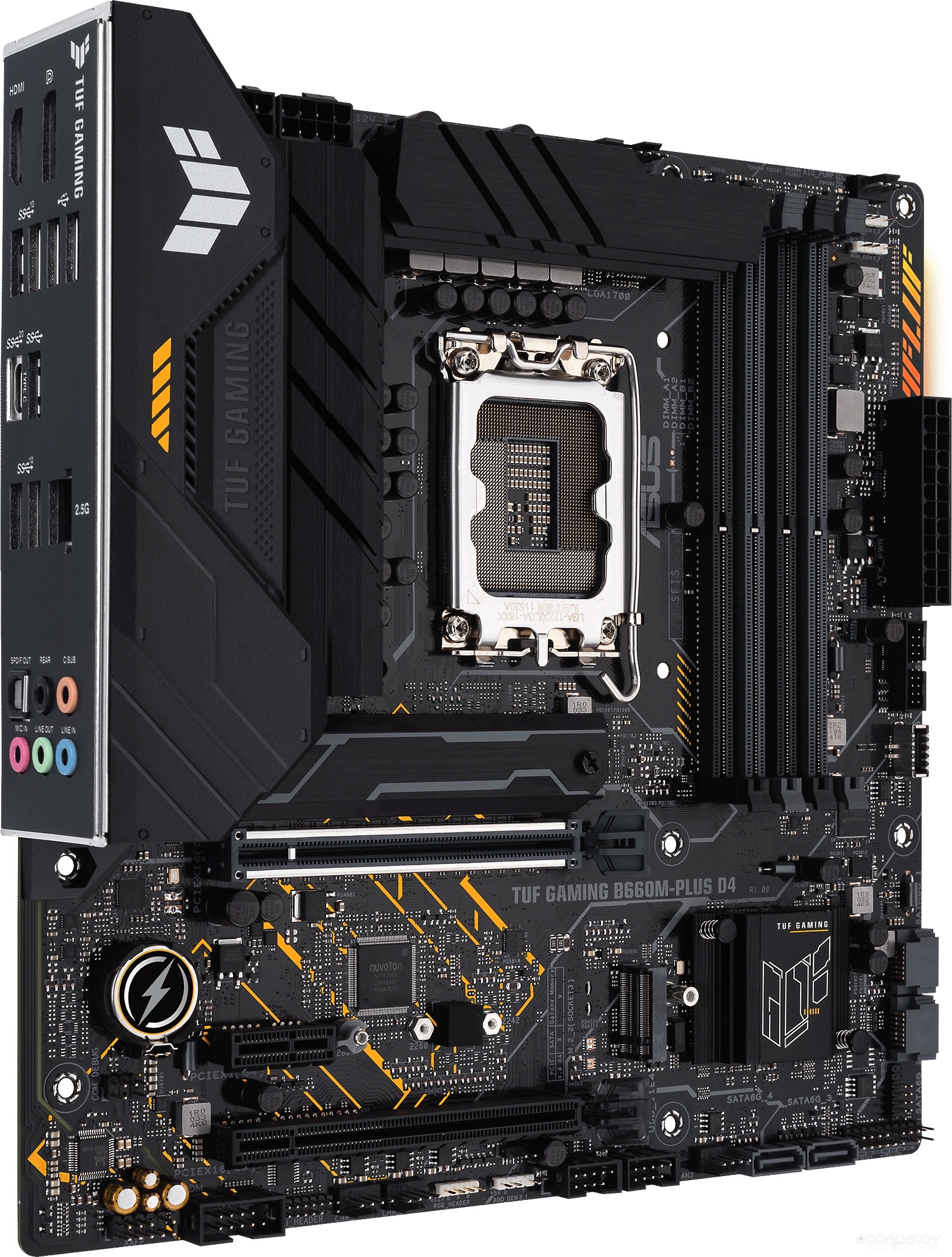 Материнская плата Asus TUF Gaming B660M-Plus D4, фото 2