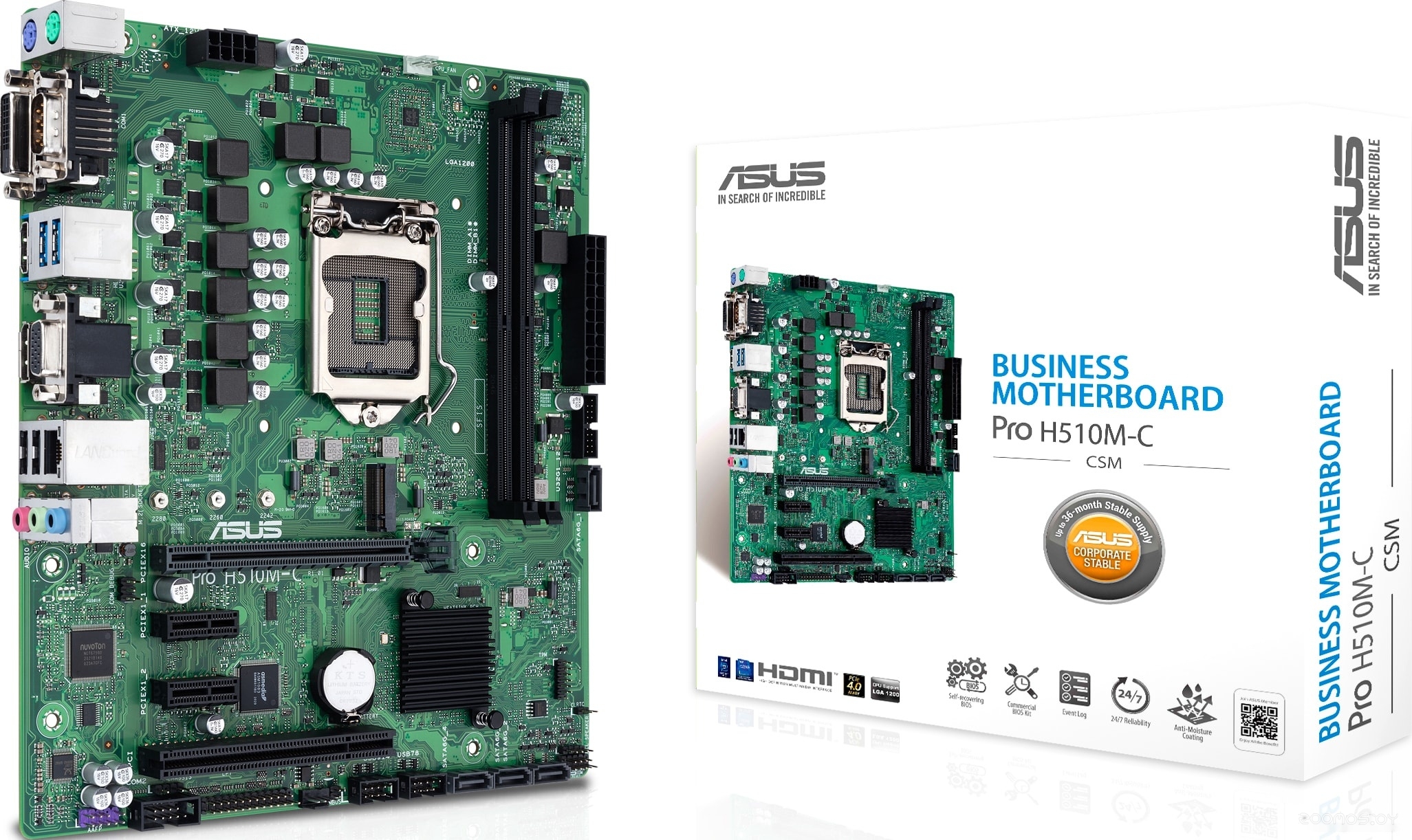 Материнская плата Asus Pro H510M-C/CSM, фото 10