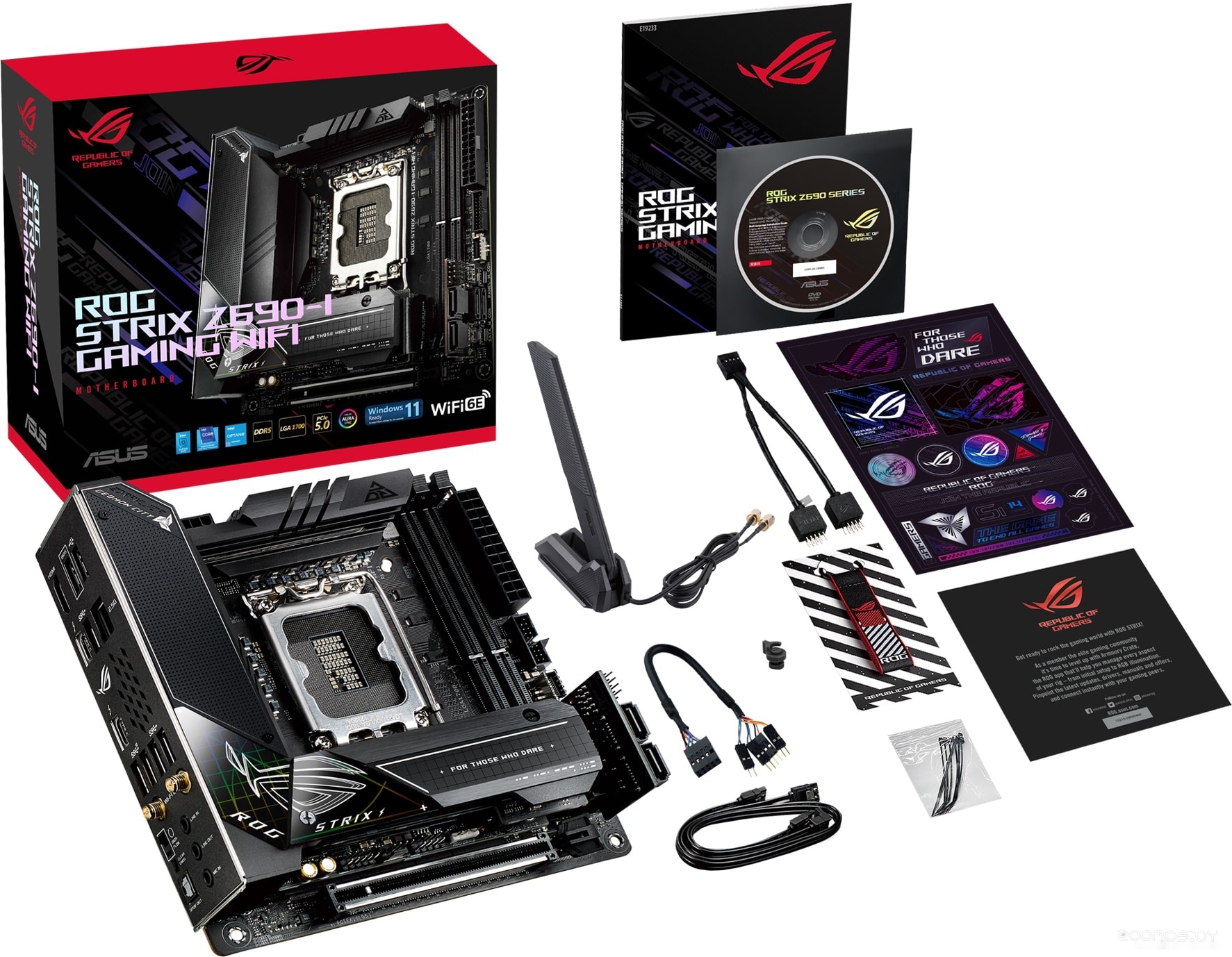 Материнская плата Asus ROG Strix Z690-I Gaming WiFi, фото 10