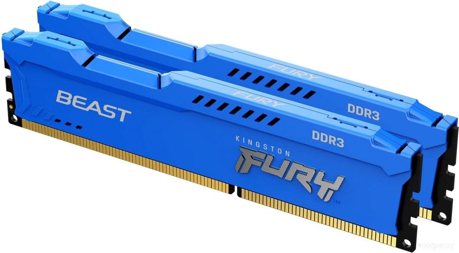 Оперативная память Kingston FURY Beast 2x4GB DDR3 PC3-12800 KF316C10BK2/8, фото 1