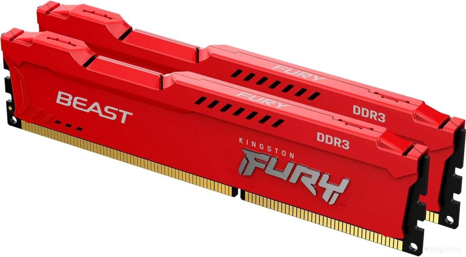 Оперативная память Kingston FURY Beast 2x4GB DDR3 PC3-14900 KF318C10BRK2/8, фото 1