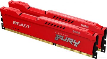 Оперативная память Kingston FURY Beast 2x4GB DDR3 PC3-14900 KF318C10BRK2/8