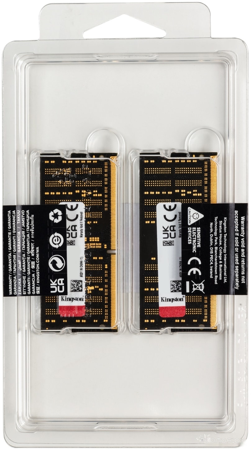 Оперативная память Kingston FURY Impact 2x8GB DDR4 SODIMM PC4-25600 KF432S20IBK2/16, фото 5