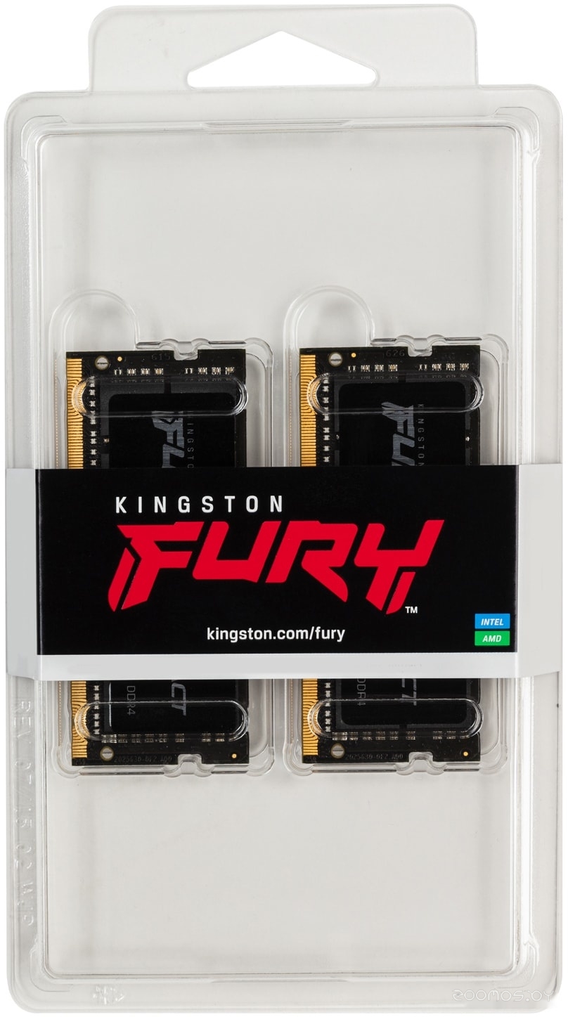 Оперативная память Kingston FURY Impact 2x8GB DDR4 SODIMM PC4-25600 KF432S20IBK2/16, фото 4