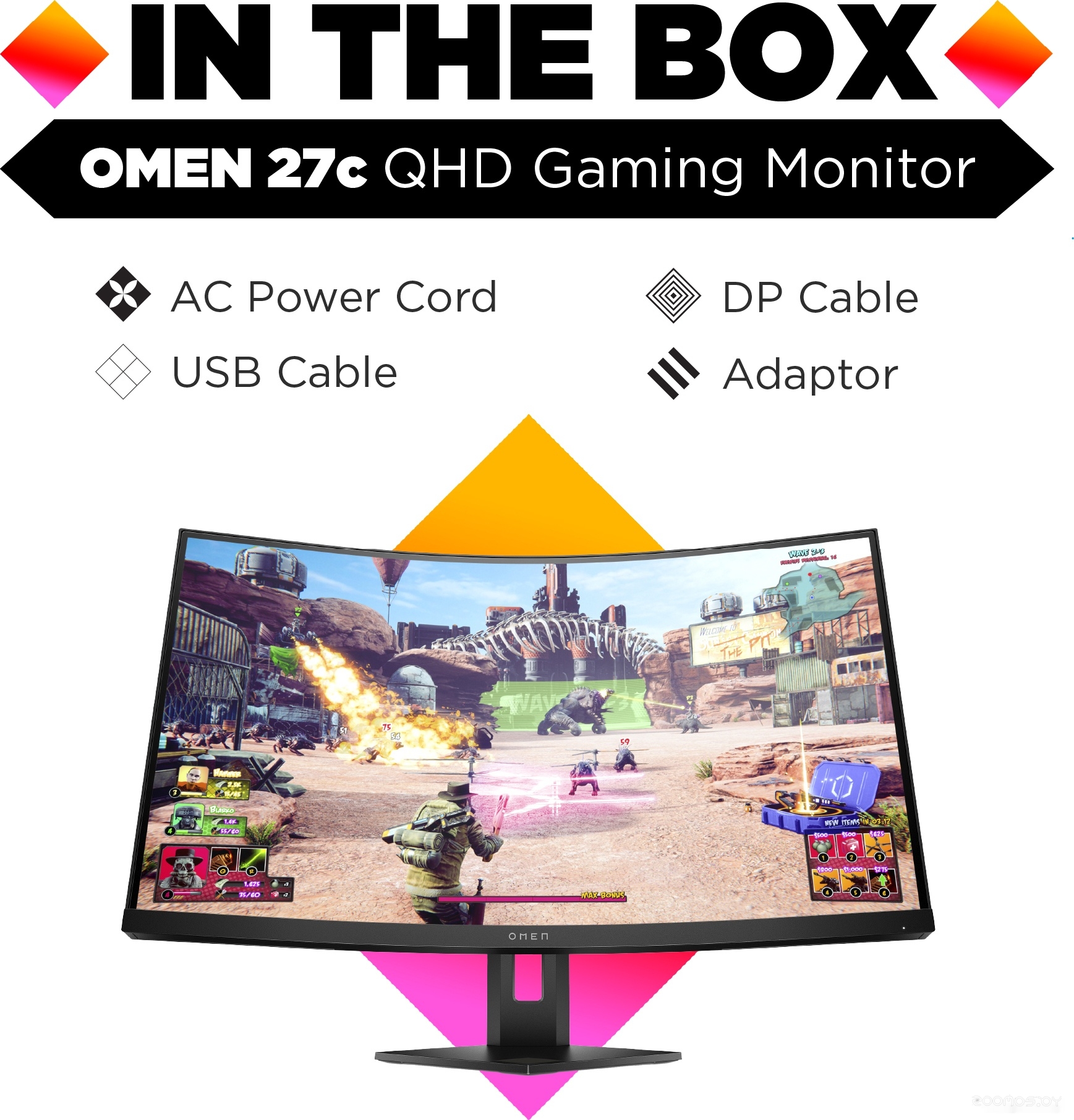 Игровой монитор HP OMEN 27 QHD, фото 3